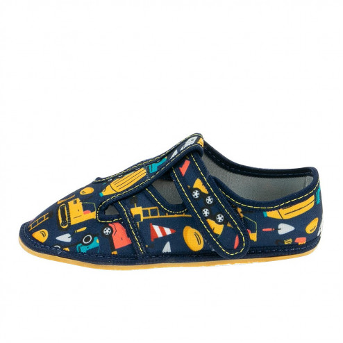 kapcie-buty-do-przedszkola-barefoot-granatowe-koparki-zuziaZ20-1