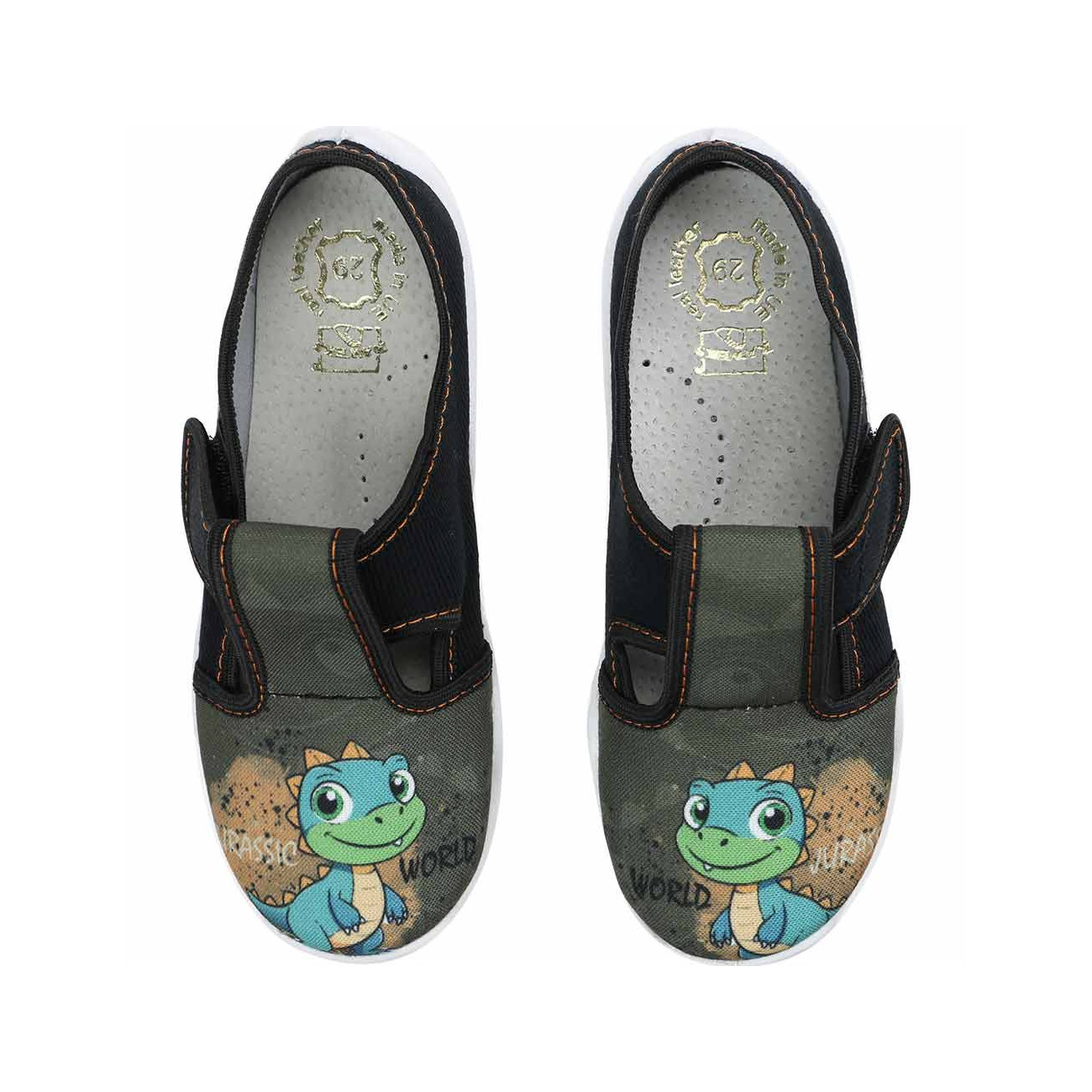 kapcie buty dzieciece do przedszkola i zlobka czarno bezowe z dinozaurem Raweks Borys B23 kapcie buty dzieciece do przedszkola i zlobka czarno bezowe z dinozaurem Raweks Borys B23