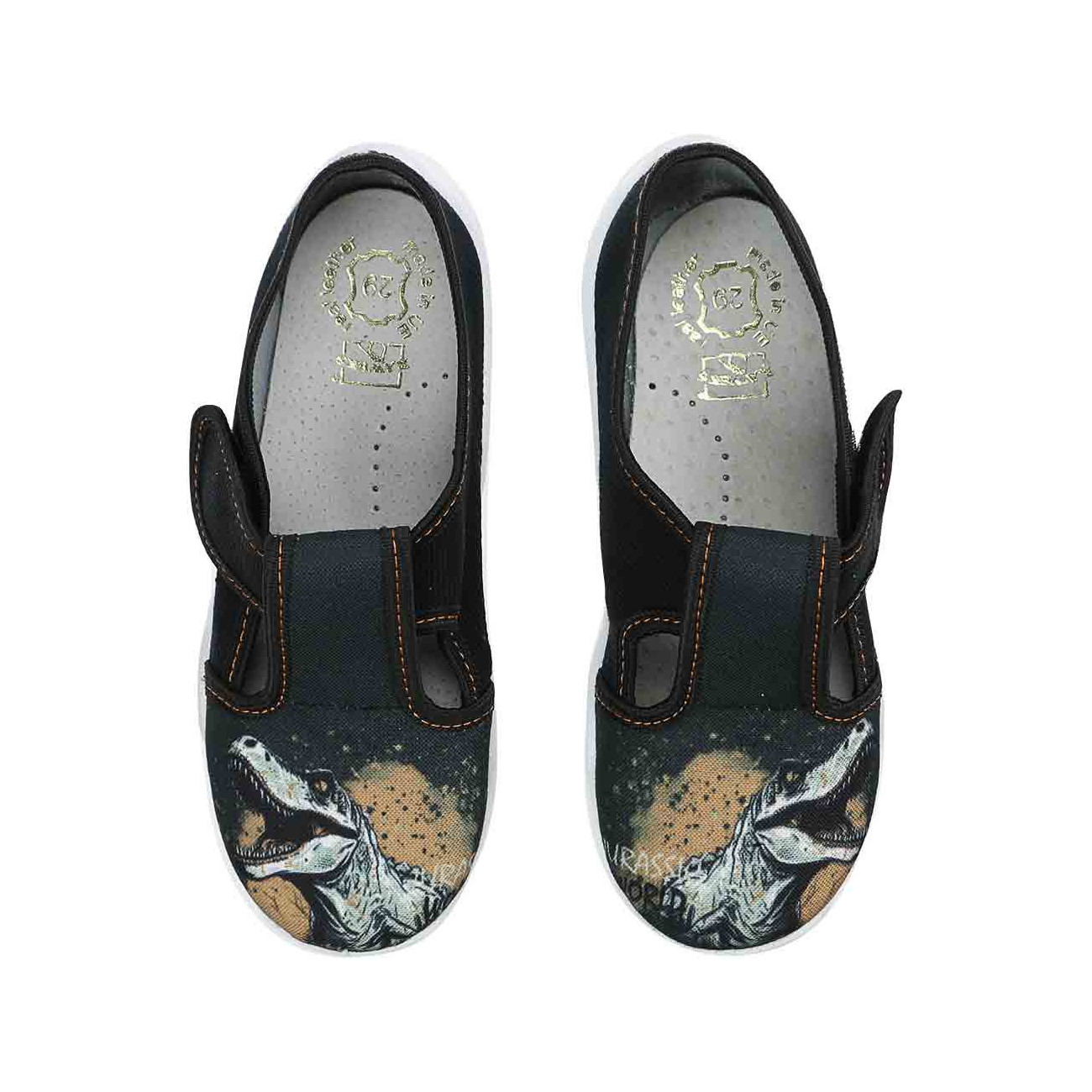 kapcie-buty-chlopiece-czarno-bezowe-dinozaur-grozny-raweks-borysb24 kapcie-buty-chlopiece-czarno-bezowe-dinozaur-grozny-raweks-borysb24