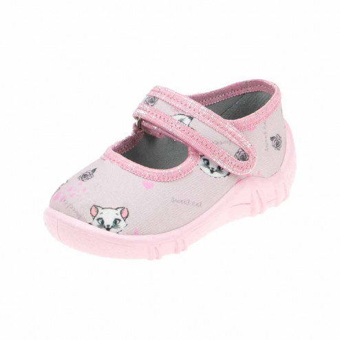kapcie-buty-dziewczece-maluchy-do-zlobka-doprzedszkola-jasno-rozowe-w-kotki-raweks-majaM10