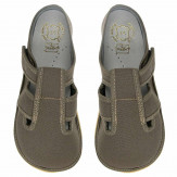 Buty chłopięce przedszkole gładkie brąz Barefoot Zuzia Z30