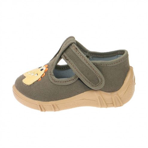 buty-dziecięce-raweks-leon-l64-brazowe-z-dinozaurem 0