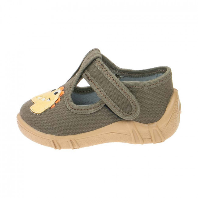 buty-dziecięce-raweks-leon-l64-brazowe-z-dinozaurem 0