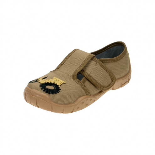 kacpie-buty-trampki-chlopiece-bezowe-z-traktorem