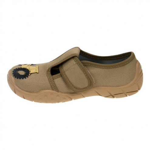kacpie-buty-trampki-chlopiece-bezowe-z-traktorem