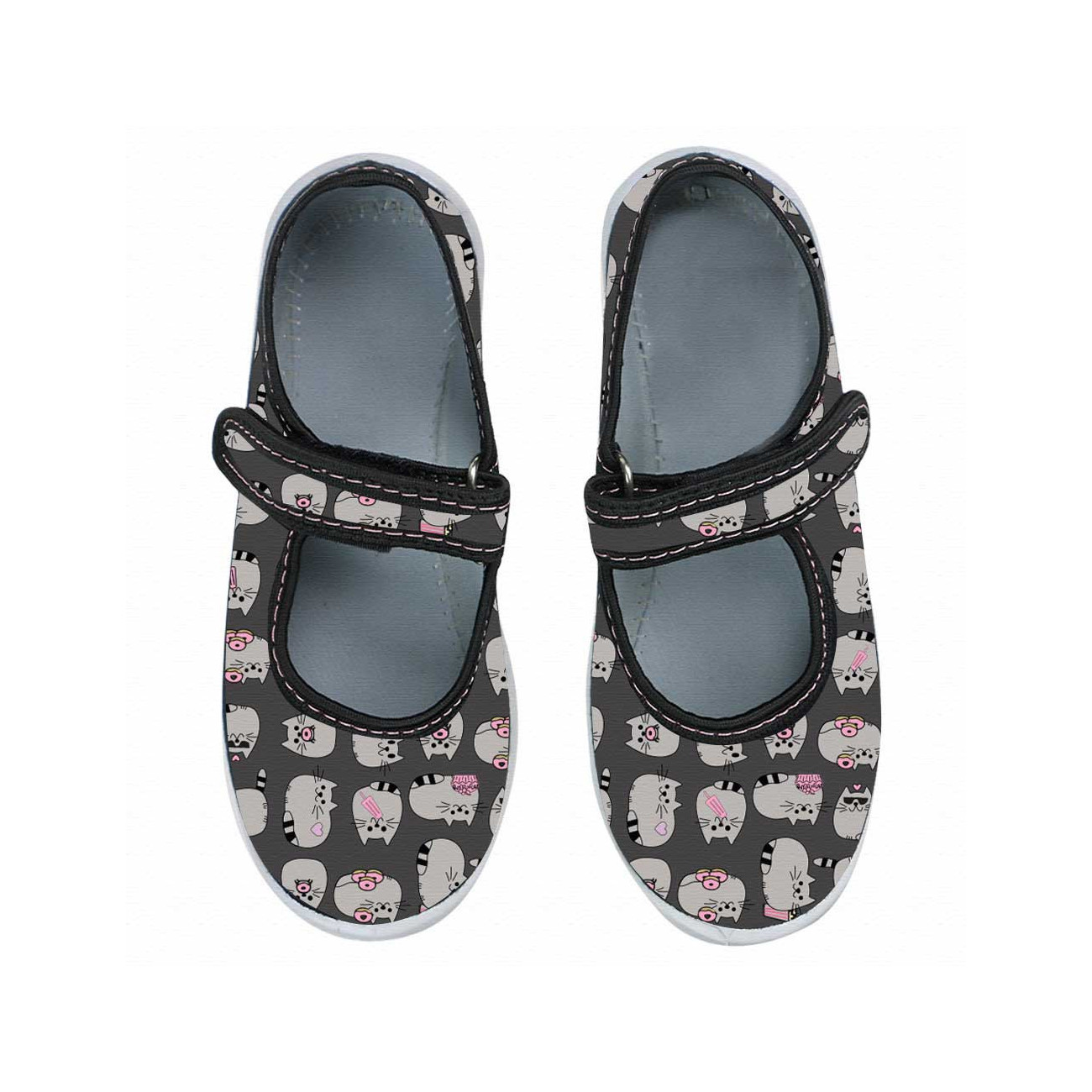 kapcie do przedszkola buty Raweks dziewczęce szare w kotki kapcie do przedszkola buty Raweks dziewczęce szare w kotki