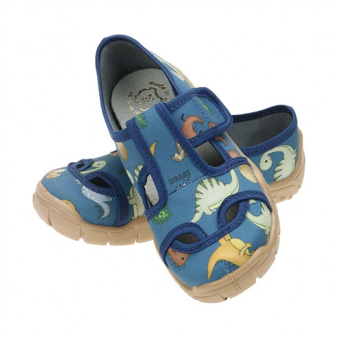 kapcie-buty-trampki-chlopiece-raweks-niebieskie-dinozaury-igor-i16 1 a