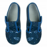 Buty chłopięce granatowe kosmos rakiety planety Borys B32