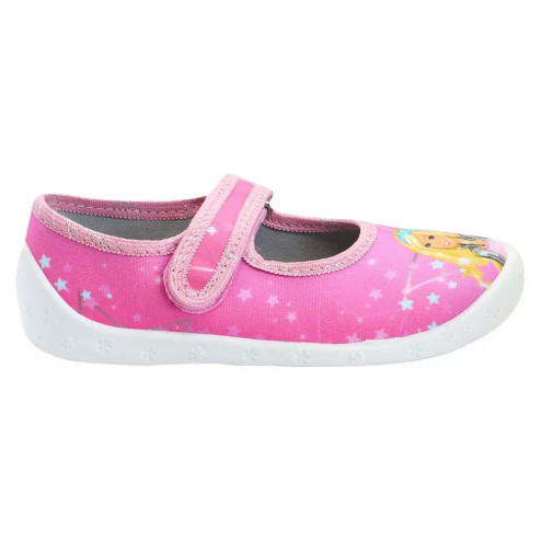 buty-dziewczece-Raweks-baleriny-na-rzep-Raweks-rozowe-z-lalką-barbie