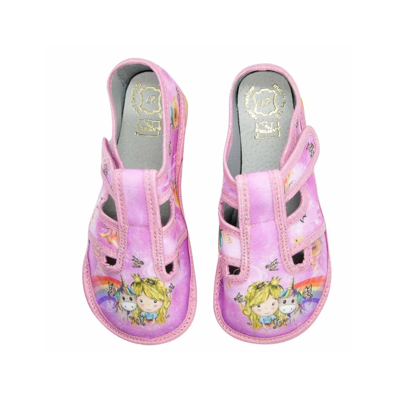 kapcie buty dziewczęce Raweks Barefoot z królewną kapcie buty dziewczęce Raweks Barefoot z królewną