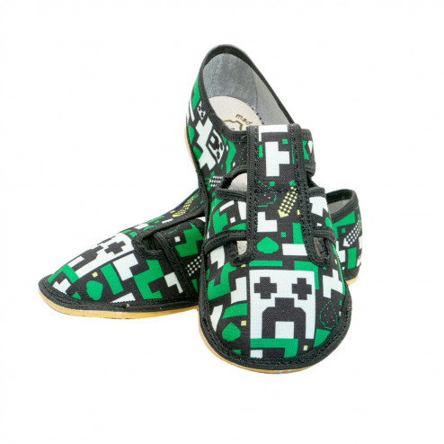 kapcie-buty-chlopcy-raweks-zielono-czarne-minecraft-barefoot-0